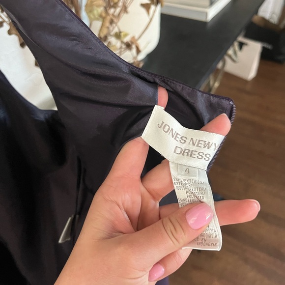 🔴JONES NEW YORK Dress Women 4 Purple Sleeveless - Picture 5 of 5